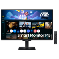 SAMSUNG LS27FM500ELXZX - MONITOR LED SAMSUNG 27 PULGADAS /SMART MONITOR M5/ FHD (1920 X 1080)/ VA/ PLANO/ HDMI /BT/ WIFI/ 60