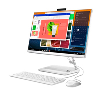 LENOVO F0G1014ALD - AIO LENOVO IDEACENTRE 3 24ALC6/RYZEN 5 7430U 2.3 GHZ/8GB/256GB SSD/23.8 FHD/COLOR BLANCO/WIN 11 HOME
