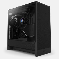 NZXT CC-H52FB-01 - GABINETE NZXT H5 FLOW NEGRO VIDRIO TEMPLADO 2 VENTILADORES F120Q ATX MID TOWER USB TIPO C GAMER