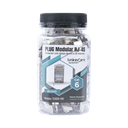 HIKVISION TC6SG-100 - LINKEDPRO BY EPCOM / BOTE CON 100 PIEZAS DE PLUG MODULAR RJ45 CAT6 BLINDADO CON PIN DE TIERRA, CHAPA