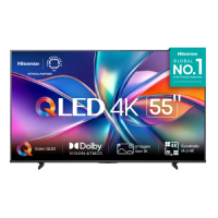 HISENSE 55QD6QV - TELEVISION 55 PULGADAS QLED HISENSE 55QD6QV SMART VIDAA TV, UHD 4K, DOLBY VISION, DOLBY ATMOS, WIFI