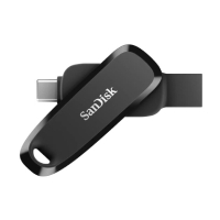 SANDISK SDDDC6-256G-G46 - MEMORIA SANDISK 256GB USB 3.2 GEN1 PHONE DRIVE PARA ANDROID TIPO-C/TIPO A NEGRO GIRATORIA SDDDC6-256
