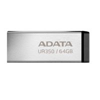ADATA UR350-64G-RSR/BK - MEMORIA ADATA 64GB USB 3.2 METALICA UR350-64G-RSR/BK