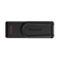 KINGSTON DTXS/64GB - MEMORIA FLASH USB KINGSTON DATA TRAVELER EXODIA S 64GB GEN 1 3.2 TIPO A C/TAPA GIRATORIA NEGRO DTXS/