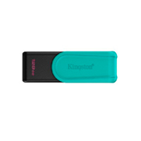 KINGSTON DTXS/128GB - MEMORIA FLASH USB KINGSTON DATA TRAVELER EXODIA S 128GB GEN 1 3.2 TIPO A C/TAPA GIRATORIA NEGRO+TURQ