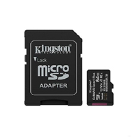 KINGSTON SDCS3/64GB - MEMORIA FLASH MICRO SD KINGSTON SDXC CANVAS SELECT PLUS 64GB 100MB/S UHS-I U1 V10 C/ADAPTADOR (SDCS3