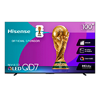 HISENSE 100QD7N - TELEVISION 100 PULGADAS QLED HISENSE 100QD7N SMART GOOGLE TV, UHD 4K, DOLBY VISION, DOLBY ATMOS, WIF