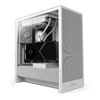 NZXT CC-H52FW-01 - GABINETE NZXT H5 FLOW /BLANCO /VIDRIO TEMPLADO/2 VENTILADORES/F120Q /MID TOWER /USB TIPO C /GAMER
