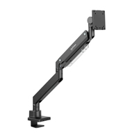 MANHATTAN 462594 - SOPORTES/MANHATTAN/462594/SOPORTE DE ALUMINIO CON PISTÓN DE GAS Y PUERTOS USB PARA UN MONITOR DE 17