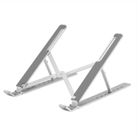 MANHATTAN 462617 - SOPORTES/MANHATTAN/462617/SOPORTE DE ALUMINIO PARA LAPTOP O TABLET CON ELEVACIÓN AJUSTABLE, ECO