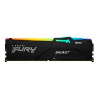 KINGSTON KF560C36BBEA-8 - MEMORIA RAM KINGSTON DIMM DDR5 8GB 6000MT/S FURY BEAST BLACK EXPO RGB CL36 288PIN 1.35V C/DISIPADOR