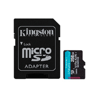 [SDCG4/256GB] KINGSTON SDCG4/256GB - MEMORIA FLASH MICRO SD KINGSTON SDXC CANVAS GO PLUS 256GB 200MB/S UHS-I U3 V30 C/ADAPTADOR (SDCG4/25
