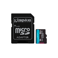 [SDCG4/64GB] KINGSTON SDCG4/64GB - MEMORIA FLASH MICRO SD KINGSTON SDXC CANVAS GO PLUS 64GB 200MB/S UHS-I U3 V30 C/ADAPTADOR (SDCG4/64G
