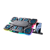 BALAM RUSH BR-941112 - BASE ENFRIADORA GAMER BALAM RUSH EOLOX CRYOTECH EF780 / LAPTOP 17 PULG / VELOCIDAD AJUSTABLE / 7 NIV