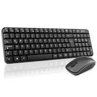 GHIA GT4000BB - COMBO TECLADO MULTIMEDIA Y MOUSE OPTICO GHIA / GT4000BB / INALAMBRICO / RECEPTOR USB / NEGRO