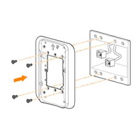 HEWLETT PACKARD ENTERPRISE S0J43A - KIT DE MONTAJE HPE ARUBA S0J43A HPE ARUBA NETWORKING AP-600H-MNT2 DUAL HANG WALL-BOX MOUNT KIT S0J43