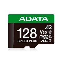 [UD128GUI3V30A2SP-RA1] ADATA UD128GUI3V30A2SP-RA1 - MEMORIA ADATA MICROSDXC SPEED PLUS 128GB CL10 CON ADAPTADOR UD128GUI3V30A2SP-RA1
