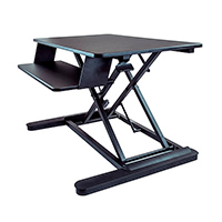 STARTECH.COM ARMSTSLG - ESTACION DE TRABAJO DE PIE Y SENTADO PARA 2 MONITORES DE HASTA 24 O 1 MONITOR DE 30 - ESCRITORIO ERG