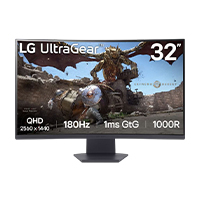 [32GS60QC] LG 32GS60QC - MONITOR LG ULTRAGEAR 32GS60QC GAMER CURVO QHD 31.5,PANEL VA, 2560X1440, 180HZ, TR 1MS, CURVATURA 100