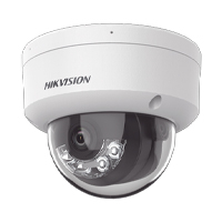 [DS-2CD1143G2-LIUF] Domo IP 4 Megapixel / Lente 2.8 mm / Dual Light (30 mts IR + 30 mts Luz Blanca) / Micrófono Integrado / Antivandálico IK08 / ACUSENSE Lite / Exterior IP67 / H.265 / PoE / ONVIF / Micro SD
