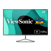 VIEWSONIC VX3276-4K-MHD - MONITOR LED VIEWSONIC VX3276-4K-MHD/ 31.5 PULGADAS/ 4K UHD/ 3840X2160 /MVA/ HDR 10/ HDMI/ DISPLAY PO