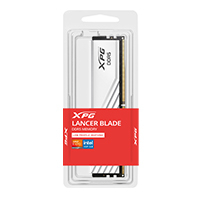 ADATA AX5U5600C4616G-SLABWH - MEMORIA XPG LANCER BLADE UDIMM DDR5 16GB PC5-44800 5600MHZ CL46 1.1V CON DISIPADOR BLANCO PC GAMMER/