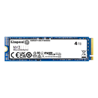 KINGSTON SNV3S/4000G - UNIDAD DE ESTADO SOLIDO KINGSTON INTERNO SNV3S NV3 4TB M.2 2280 NVME PCIE GEN 4X4 LECT.6000/ESCRIT.5
