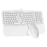 ACTECK AC-939874 - KIT TECLADO Y MOUSE ACTECK CREATOR ULTRA CONFORT MK650 / INALAMBRICO / MEMBRANA / ERGONOMICO / REPOS