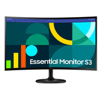 SAMSUNG LS27D360GALXZX - MONITOR LED SAMSUNG 27 PULGADAS /S3 S36GD MAINSTREAM/ FHD (1920 X 1080) / VA / CURVO/HDMI/D-SUB/ 100