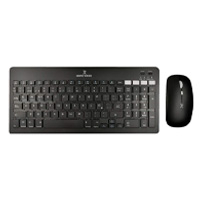 [PC-201373] PERFECT CHOICE PC-201373 - KIT DE TECLADO Y MOUSE REGARGABLE INALAMBRICO NEGRO ZEBRARY PERFECT CHOICE