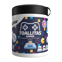 SILIMEX TOALLAS HUMEDAS GAMER 30 PZAS - TOALLITAS HUMEDAS LIMPIADORAS GAMER SILIMEX