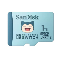 SANDISK SDSQXAO-1T00-GN6ZK - MEMORIA SANDISK MICRO SDXC 1TB NINTENDO SWITCH POKEMON SNORLAX 100MB/S 4K U3 V30 SDSQXAO-1T00-GN6ZK
