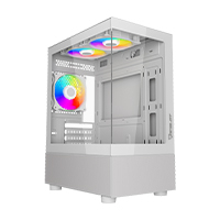 OCELOT GAMING GLASS EW7 - GABINETE OCELOT GAMING GLASS EW7 / MINI TOWER / M-ATX, ITX / PANEL LATERAL Y FRONTAL DE CRISTAL TEMP