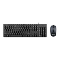 [TZACCBA01] TECH ZONE ACCESORIOS TZACCBA01 - TECLADO/MOUSE TECHZONE TZACCBA01 ALAMBRICO USB NEGRO