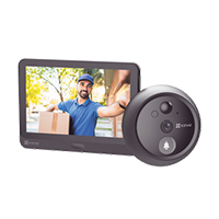[CS-HP4] EZVIZ CS-HP4 - VIDEOPORTERO CON MIRILLA Y PANTALLA WI-FI DE BATERIA RECARGABLE / PARA INSTALARSE EN PUERTA / CAMARA