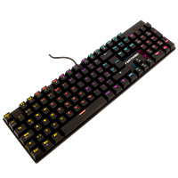 PERFECT CHOICE V-930440 - TECLADO GAMING MECANICO LUZ RGB BASTION VORTRED BY PERFECT CHOICE LEGACY - NEGRO