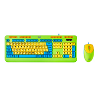 ADESSO AKB-132DB - TECLADO/MOUSE ANTIMICROBIAL ADESSO AKB-132DB PARA NINOS USB (INGLES)