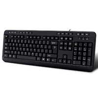 ADESSO AKB-132HB - TECLADO MULTIMEDIA DE ESCRITORIO ADESSO AKB-132HB CON 3 PUERTOS USB INCORPORADOS (INGLES)