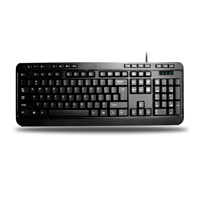 ADESSO AKB-132UB - TECLADO MULTIMEDIA DE ESCRITORIO ADESSO RESISTENTE A DERRAMES AKB-132UB USB (INGLES)