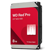 WD - WESTERN DIGITAL WD8005FFBX - DISCO DURO INTERNO WD RED PRO 8TB 3.5 ESCRITORIO SATA3 6GB/S 512MB 7200RPM 24X7 HOTPLUG NAS 1-24 BAH