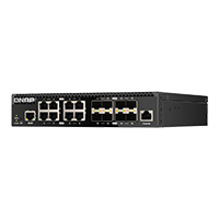 QNAP QSW-M3216R-8S8T-US - SWITCH QNAP QSW-M3216R-8S8T-US, 16 PUERTOS / 8 10GBESFP+ / 8 10GBE BASE-T(RJ45) / 1 PUERTO DE GESTIO