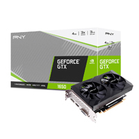 PNY VCG16514D6DFXPB1 - TARJETA DE VIDEO PNY NVIDIA GTX 1650 DUAL FAN/X16 3.0/GDDR6/4 GB /DP 1.4/HDMI 2.1/GAMA MEDIA/GAMER