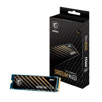 MSI OEM SPATIUM M450 PCIE 4.0 NVME M.2 1TB V1 - UNIDAD DE ESTADO SOLIDO SSD INTERNO MSI SPATIUM M450 1TB M.2 2280 PCIE GEN4X4, NVME 1.4 LEC 3600 / E