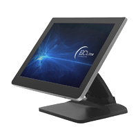 EC LINE EC-TS-1538 - MONITOR EC LINE EC-TS-1538, NEGRO, PANTALLA TOUCH, 15 PULGADAS, VGA, HDMI, USB,  1024 X 768, CAPACIT