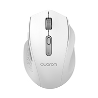 QUARONI MICTB1 - MOUSE INALAMBRICO ERGONMICO CON TEXTURA QUARONI 5 SCROLL/RECEPTOR 2.4 GHZ/800 - 2400 DPI/PTICO/4 NIV