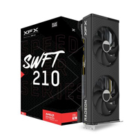 XFX RX-76TSWFTFP - TARJETA DE VIDEO XFX AMD RADEON RX 7600XT SPEEDSTER SWFT 210 DUAL FAN/ 16GB/ GDDR6/ PCIE 4.0/128 BIT