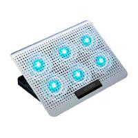 ACTECK AC-936163 - BASE ENFRIADORA ACTECK FROOST MAX B480 / 2 PUERTOS USB / 16 PULGADAS / 7 NIVELES / 6 VENTILADORES 10