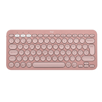 LOGITECH 920-011785 - TECLADO LOGITECH PEBBLE KEYS 2 K380S ROSA INALAMBRICO EASY-SWITCH BLUETOOTH LOGI BOLT NO INCLUIDO. (