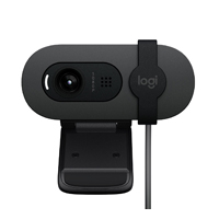 LOGITECH 960-001586 - WEBCAM LOGITECH BRIO 100 GRAFIITO FHD 1080 A 30 FPS 58° RIGHTLIGHT 2, MICROFONO USB-A WIN/  MAC / CH