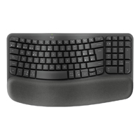 LOGITECH 920-012278 - TECLADO LOGITECH WAVE KYES ERGONOMICO INALAMBRICO EASY-SWITCH RECEPTOR BOLT (ESPAÑOL) GRAFITO
